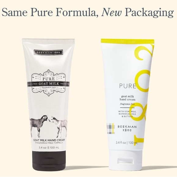 Beekman 1802 Pure Goat Milk Skincare Gift Set Hand Cream Soap Body Cream NWOT - Picture 6 of 6
